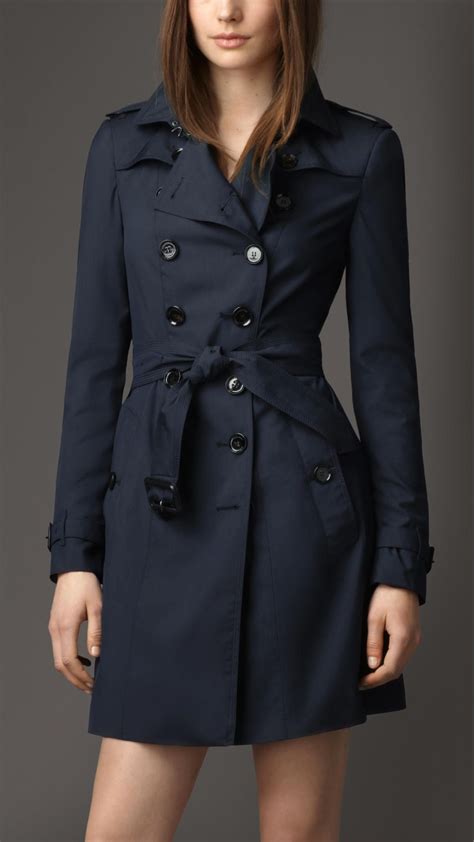 trench coat burberry bleu marine|Burberry trench coat outlet.